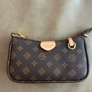 Brown Patterned Women's Bag